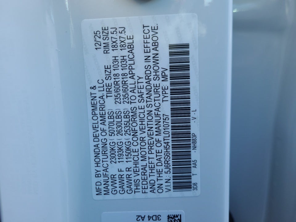 2026 Honda CR-V Hybrid AWD Sport