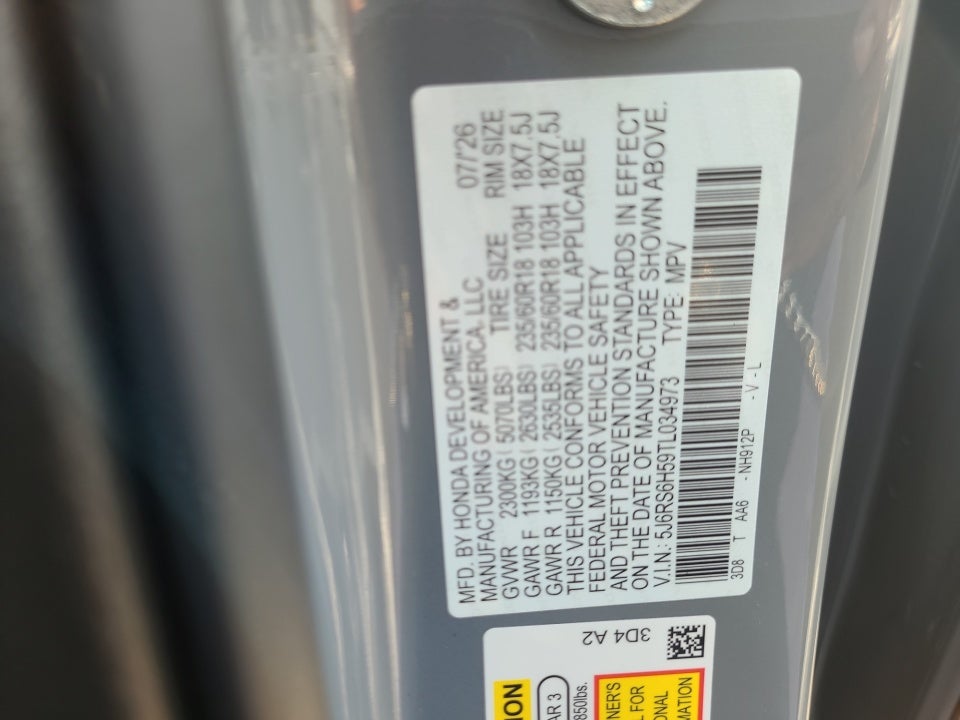 2026 Honda CR-V Hybrid Sport