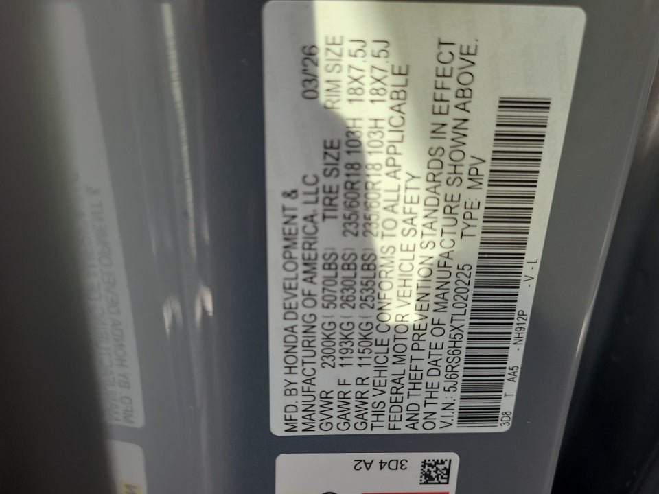 2026 Honda CR-V Hybrid AWD Sport