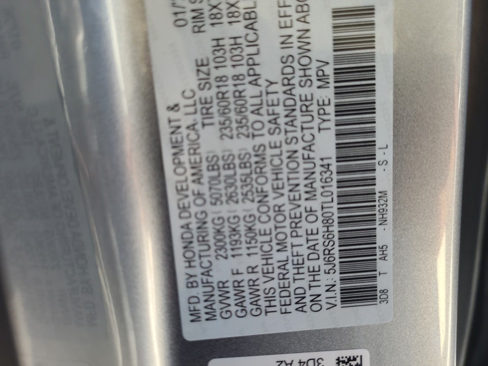 2026 Honda CR-V Hybrid AWD Sport-L