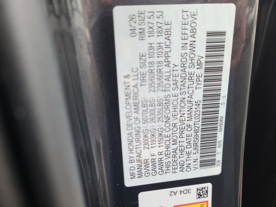 2026 Honda CR-V Hybrid AWD Sport-L