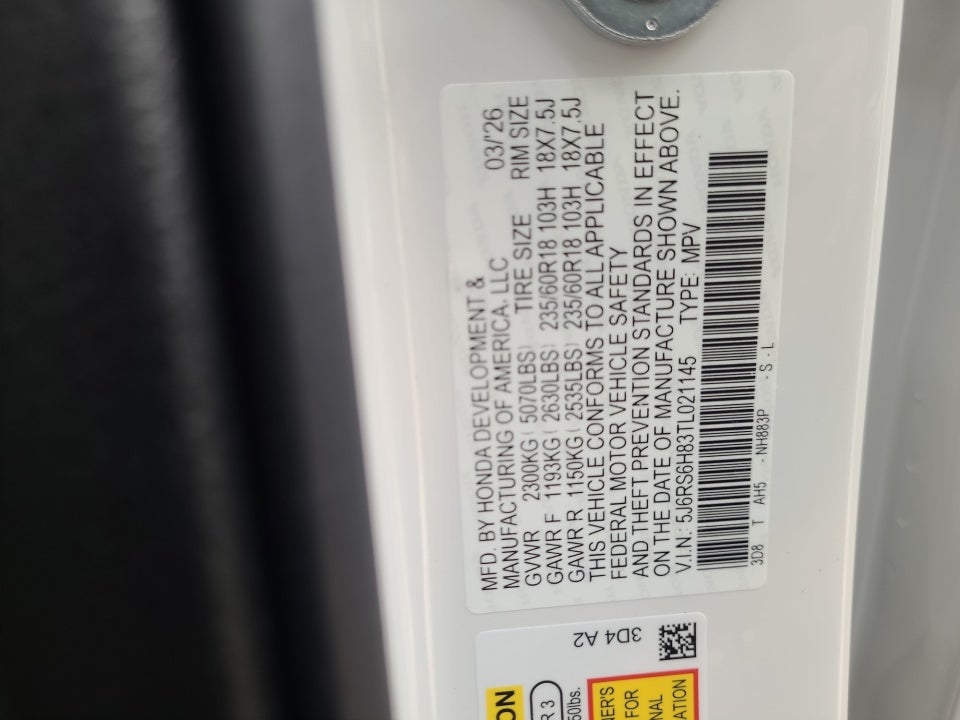 2026 Honda CR-V Hybrid AWD Sport-L