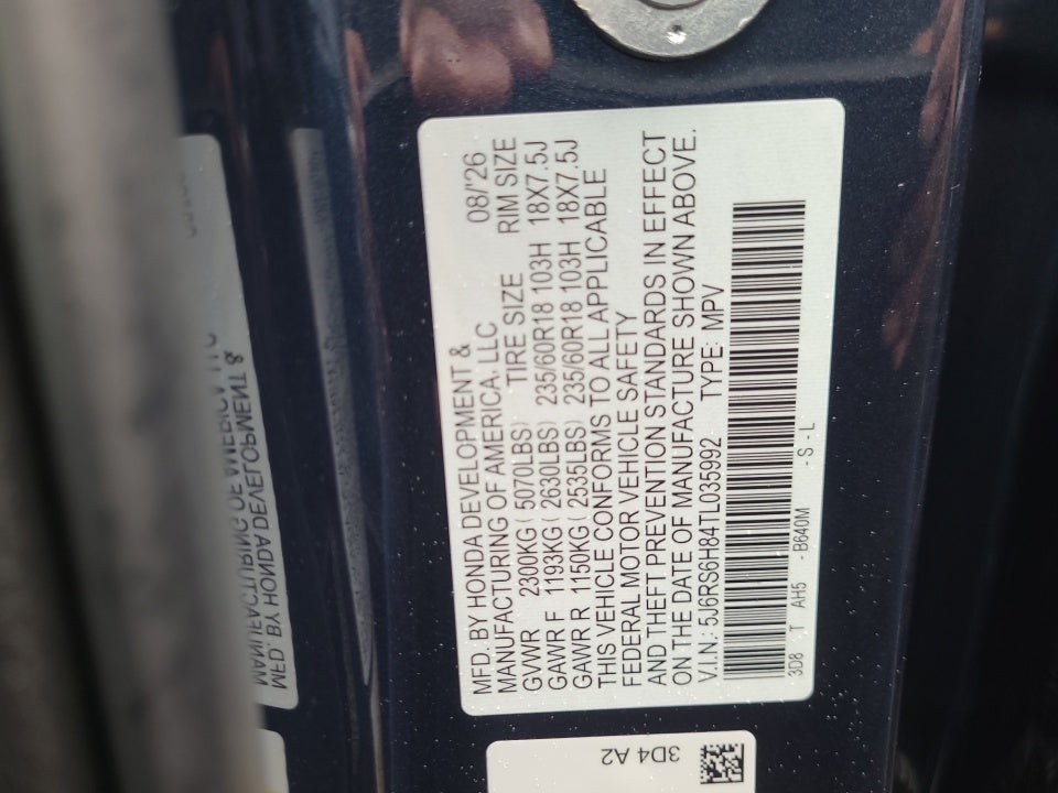 2026 Honda CR-V Hybrid Sport-L