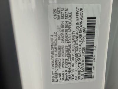 2026 Honda CR-V Hybrid AWD Sport-L