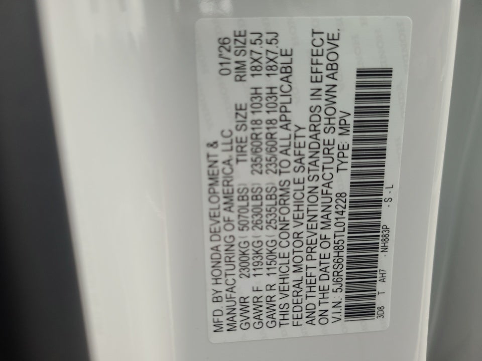 2026 Honda CR-V Hybrid AWD Sport-L