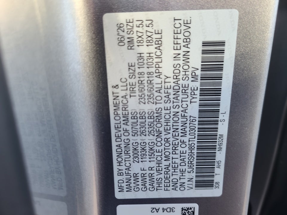 2026 Honda CR-V Hybrid Sport-L