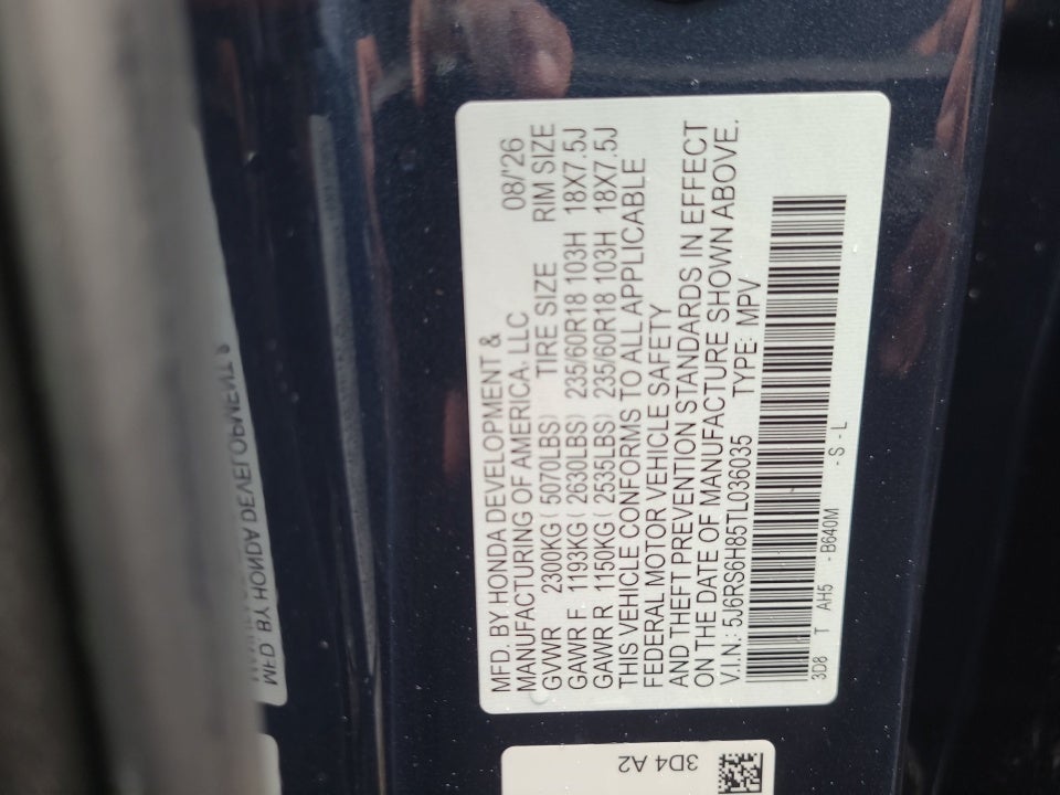 2026 Honda CR-V Hybrid Sport-L