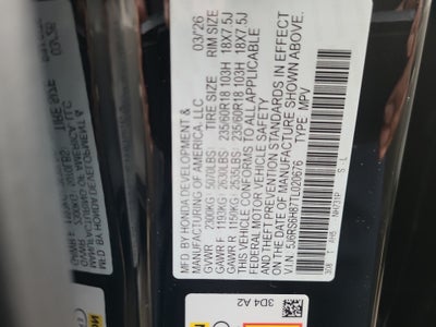 2026 Honda CR-V Hybrid AWD Sport-L