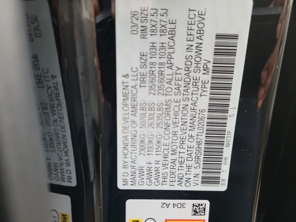 2026 Honda CR-V Hybrid AWD Sport-L