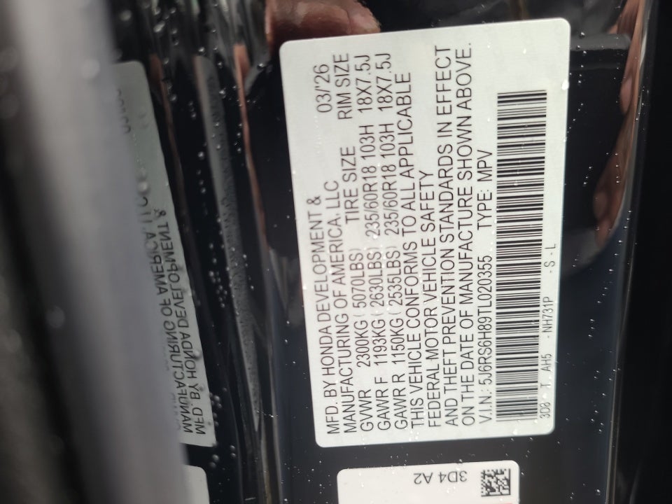 2026 Honda CR-V Hybrid AWD Sport-L