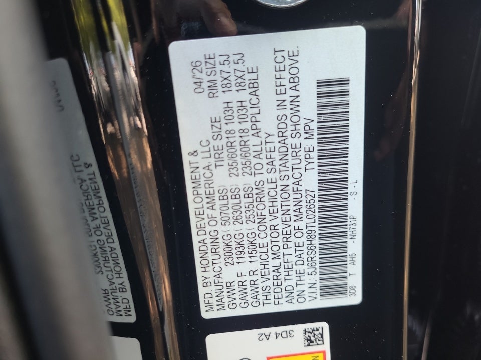 2026 Honda CR-V Hybrid AWD Sport-L