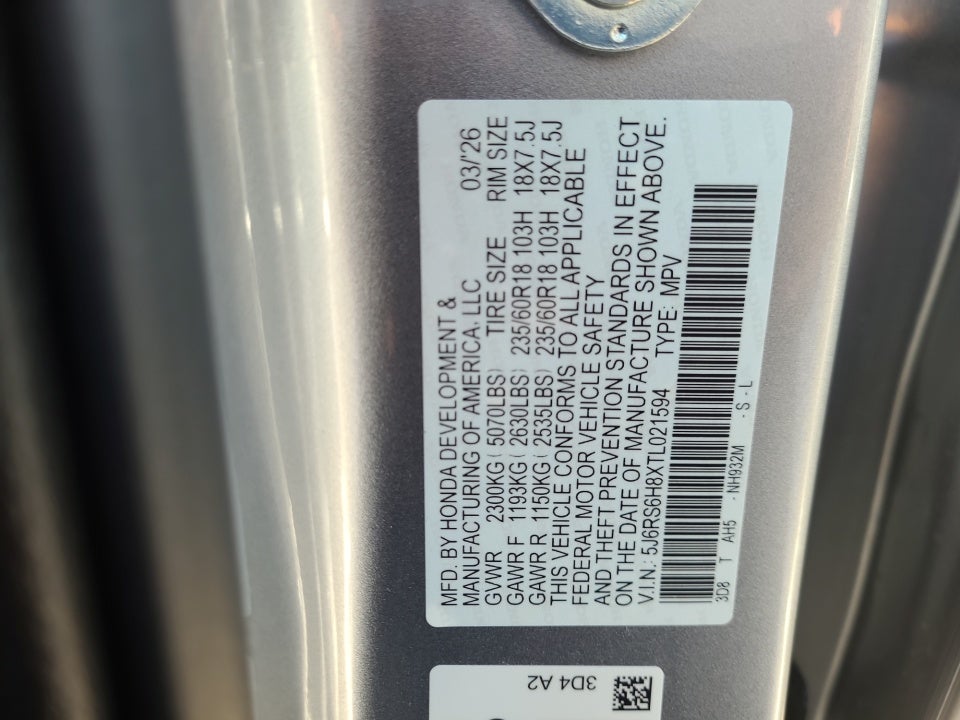 2026 Honda CR-V Hybrid AWD Sport-L