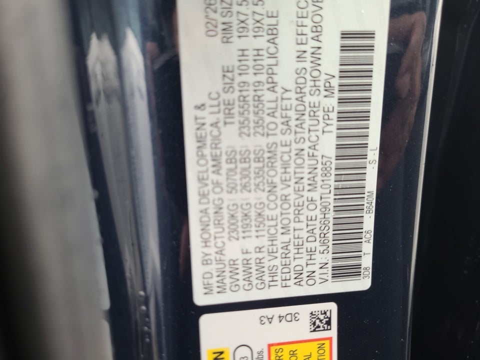 2026 Honda CR-V Hybrid AWD Sport Touring