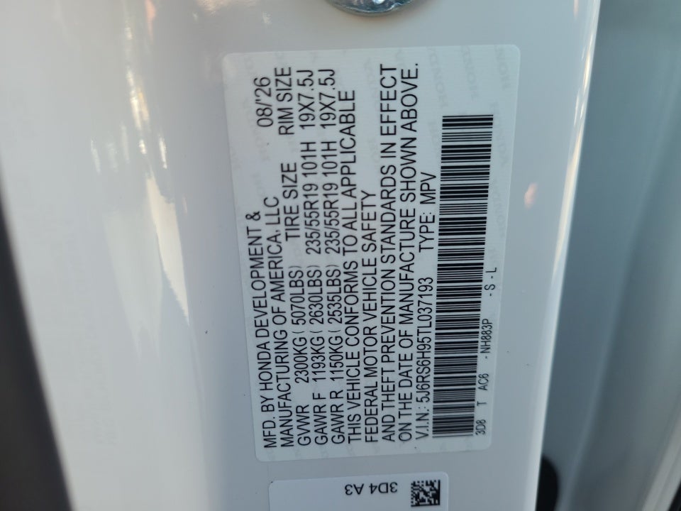 2026 Honda CR-V Hybrid Sport Touring