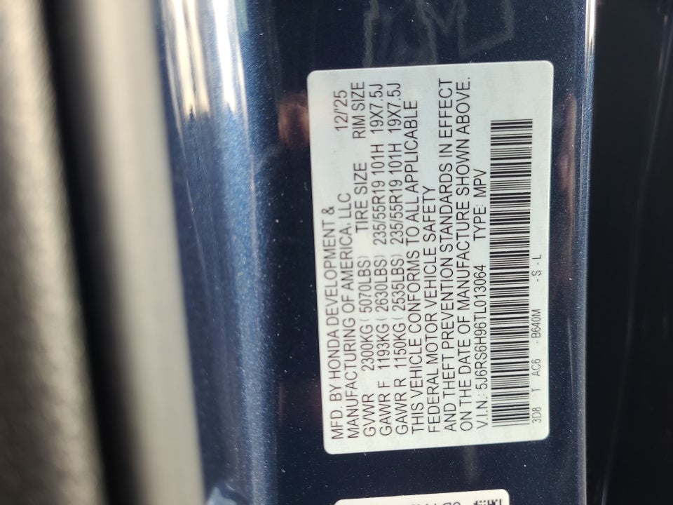 2026 Honda CR-V Hybrid AWD Sport Touring