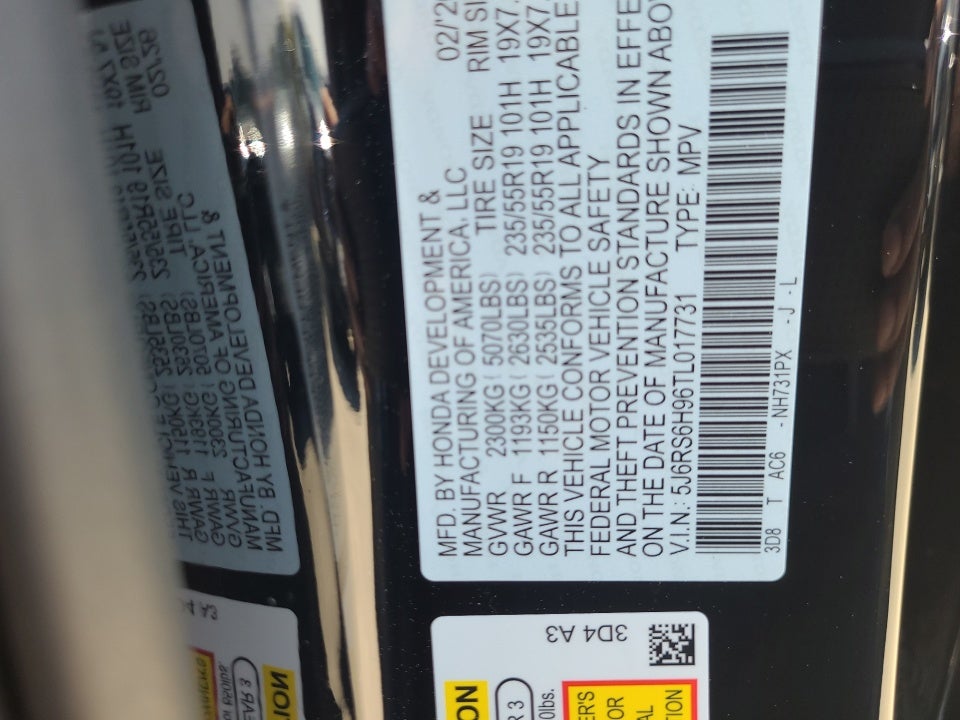 2026 Honda CR-V Hybrid AWD Sport Touring
