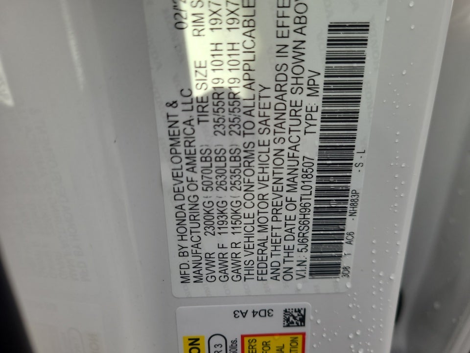 2026 Honda CR-V Hybrid AWD Sport Touring