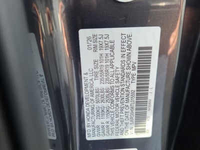 2026 Honda CR-V Hybrid AWD Sport Touring