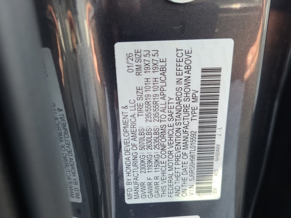 2026 Honda CR-V Hybrid AWD Sport Touring