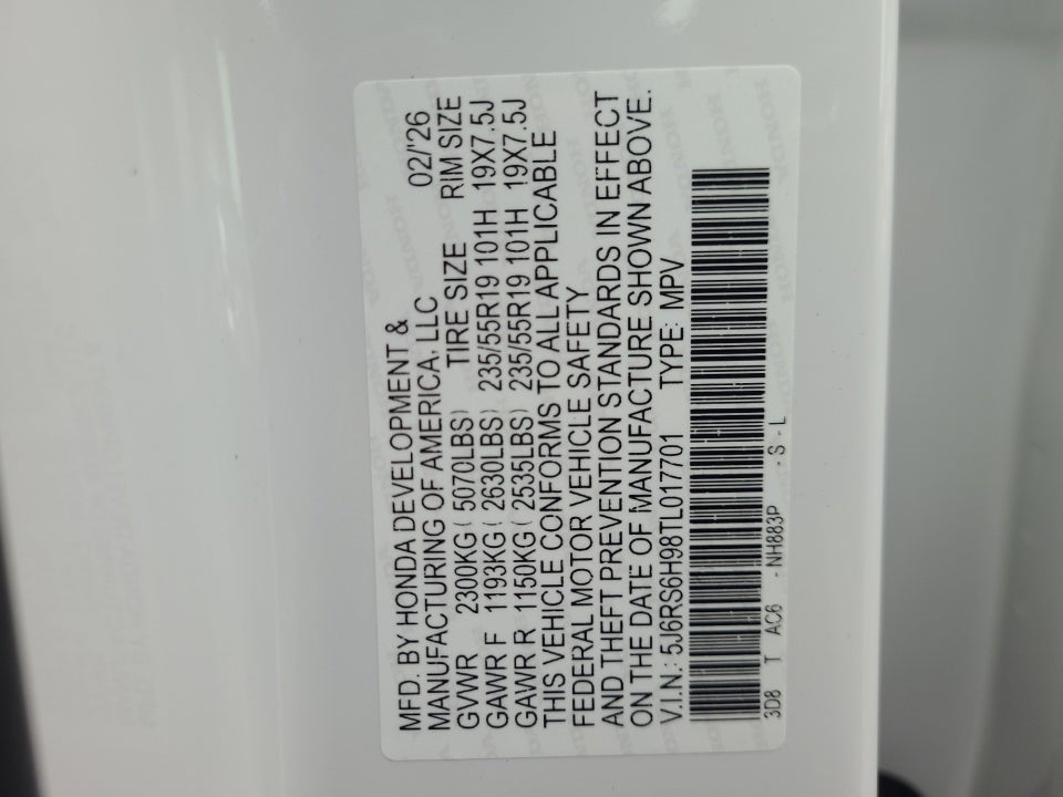 2026 Honda CR-V Hybrid AWD Sport Touring