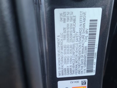 2026 Honda CR-V Hybrid AWD Sport Touring