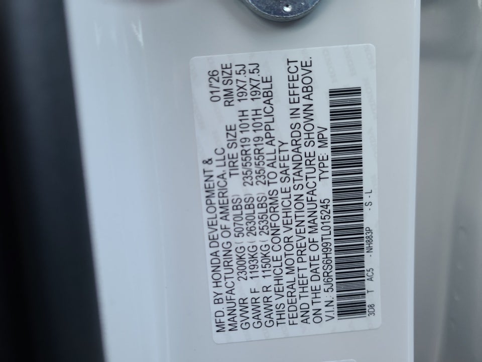 2026 Honda CR-V Hybrid AWD Sport Touring