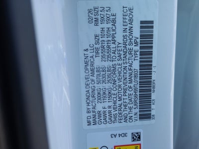 2026 Honda CR-V Hybrid AWD Sport Touring