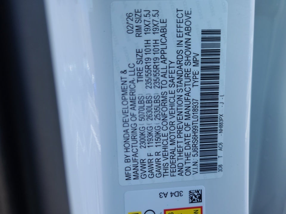 2026 Honda CR-V Hybrid AWD Sport Touring