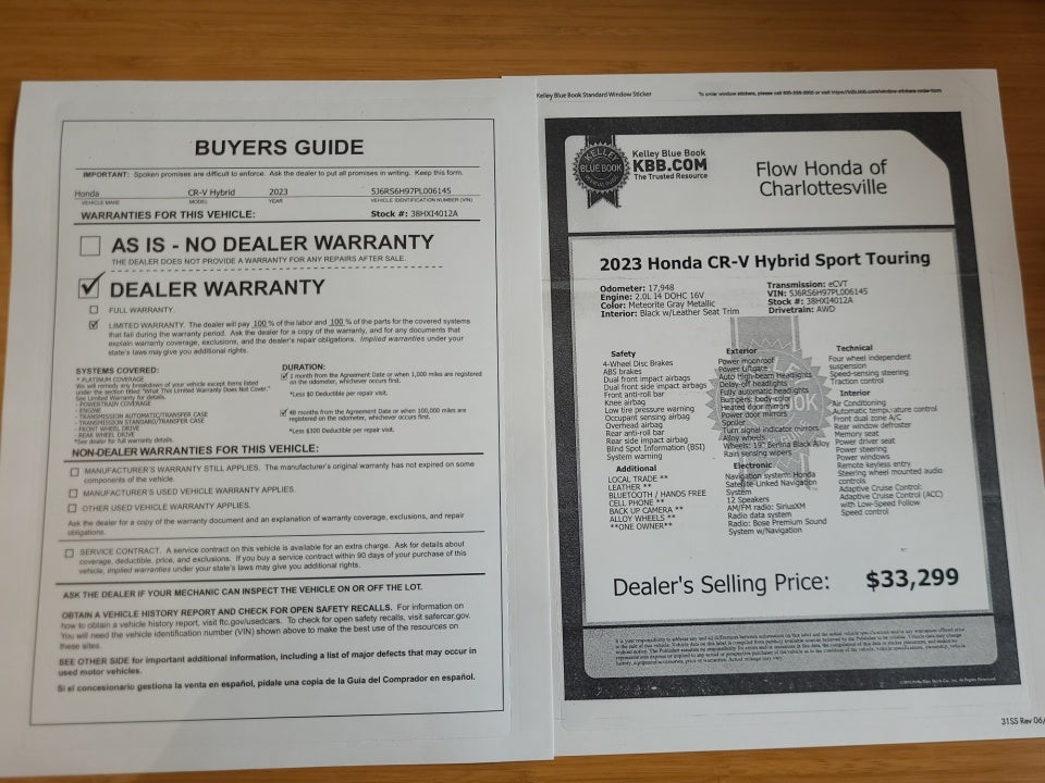 2026 Honda CR-V Hybrid AWD Sport Touring