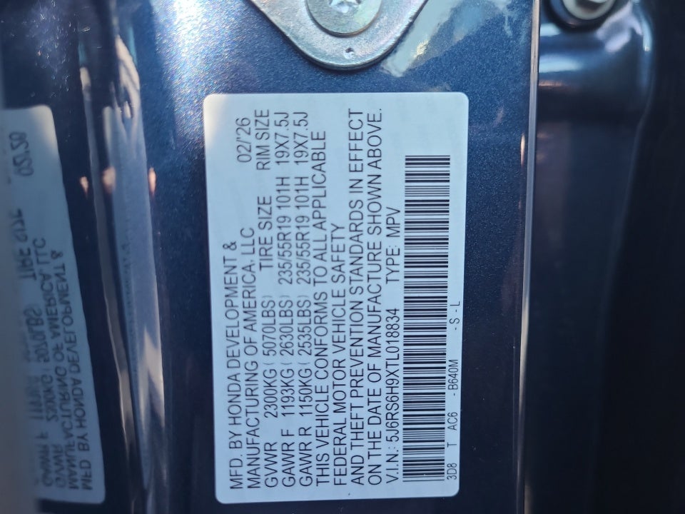 2026 Honda CR-V Hybrid AWD Sport Touring