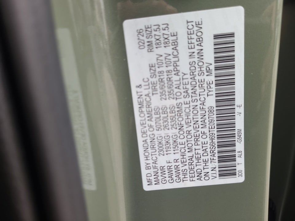 2026 Honda CR-V Hybrid AWD TrailSport