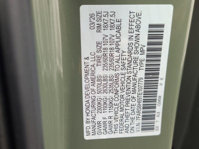 2026 Honda CR-V Hybrid AWD TrailSport