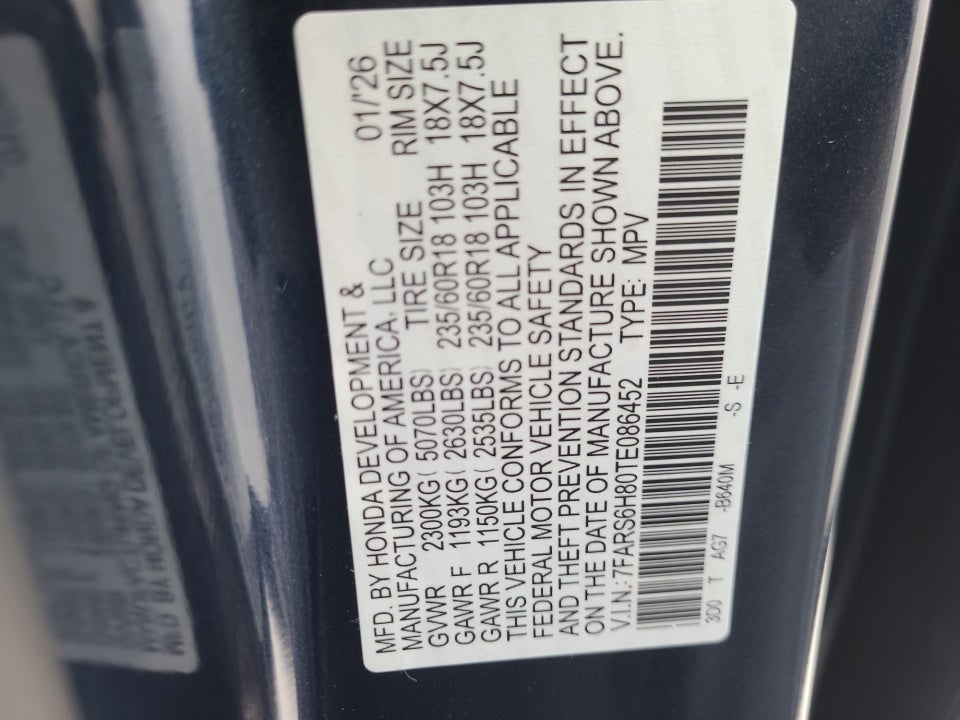 2026 Honda CR-V Hybrid AWD Sport-L