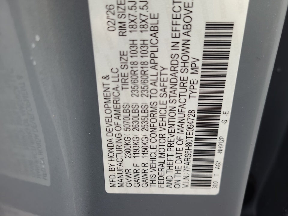 2026 Honda CR-V Hybrid AWD Sport-L