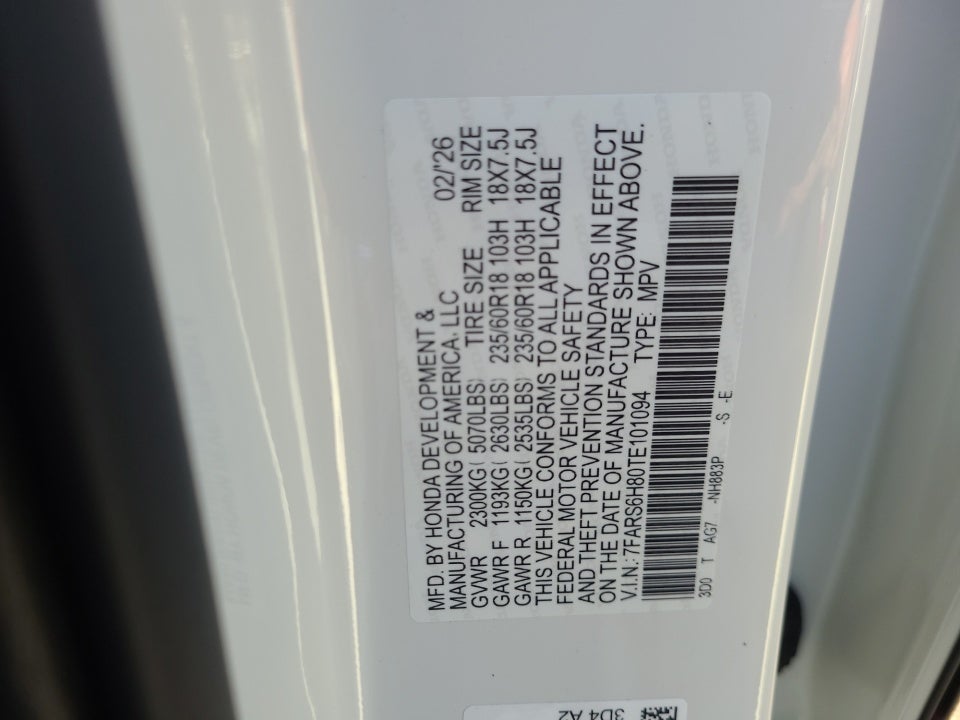 2026 Honda CR-V Hybrid AWD Sport-L