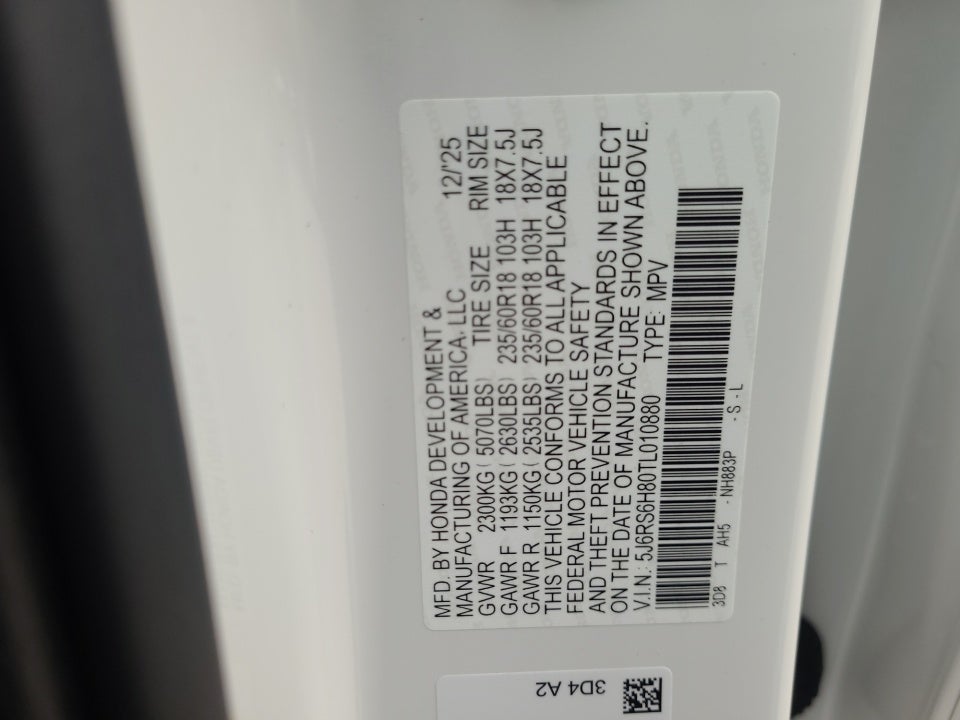 2026 Honda CR-V Hybrid AWD Sport-L