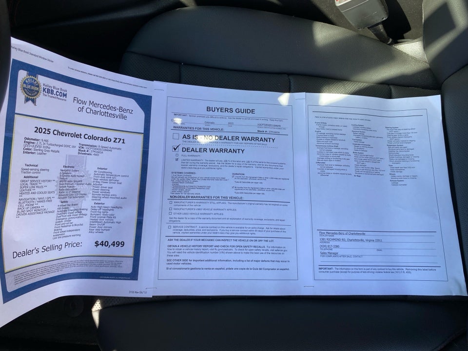 2025 Chevrolet Colorado 4WD Z71