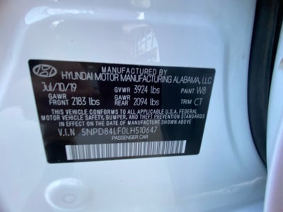 2020 Hyundai Elantra SEL