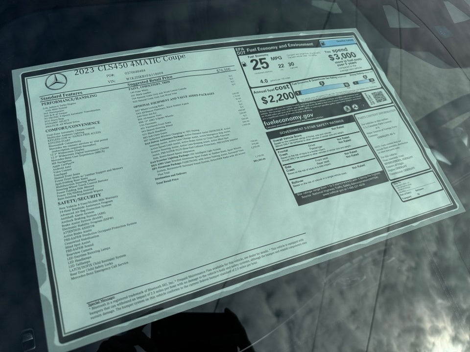 2023 Mercedes-Benz CLS 450 Coupe CLS 450