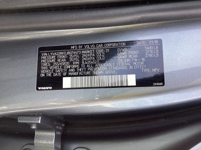 2018 Volvo XC60 T6 Momentum