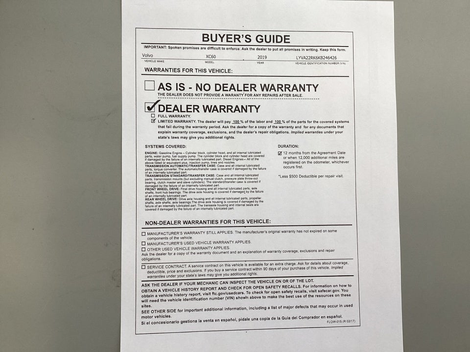2019 Volvo XC60 T6 Momentum