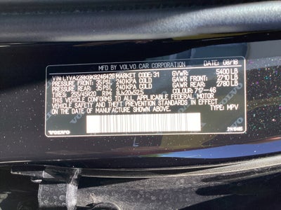 2019 Volvo XC60 T6 Momentum