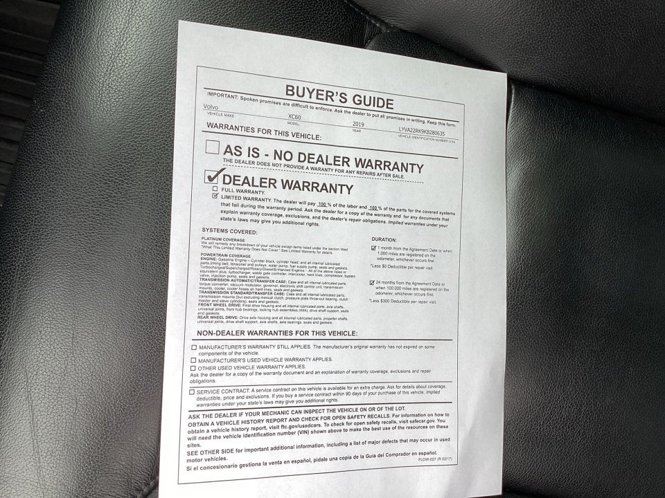 2019 Volvo XC60 T6 Momentum