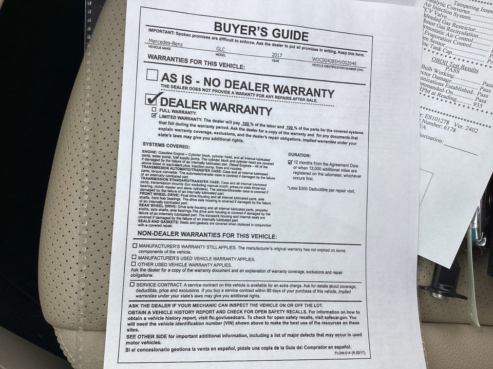 2017 Mercedes-Benz GLC 300 4MATIC®