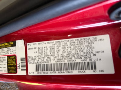 2009 Toyota Tacoma Base V6