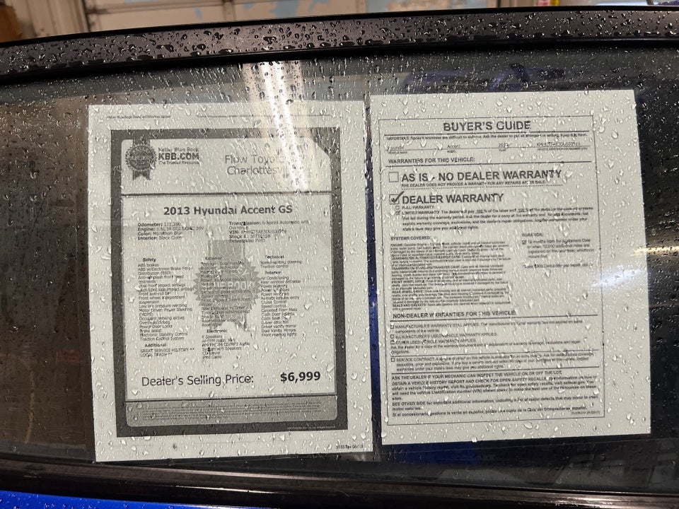 2013 Hyundai Accent GS