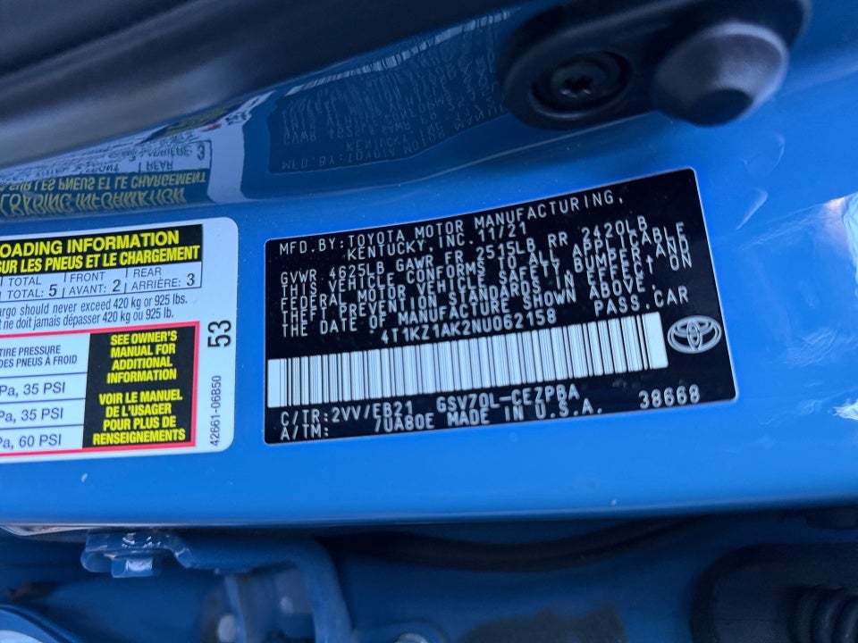 2022 Toyota Camry TRD