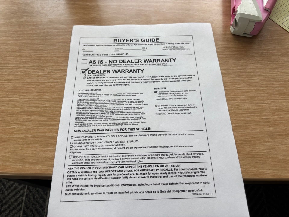 2024 Kia Sorento X-Line SX