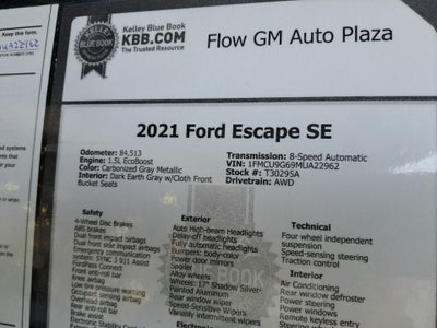 2021 Ford Escape SE