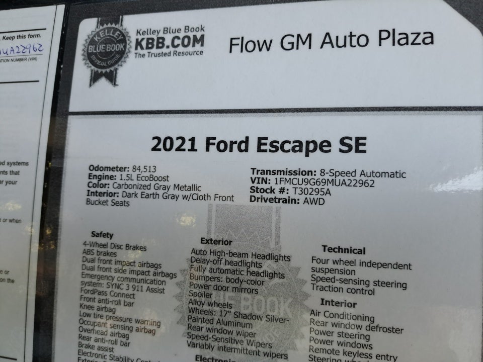 2021 Ford Escape SE